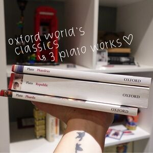 Oxford World’s Classics – Plato Set of 3 Books (Phaedrus, Republic, Phaedo)